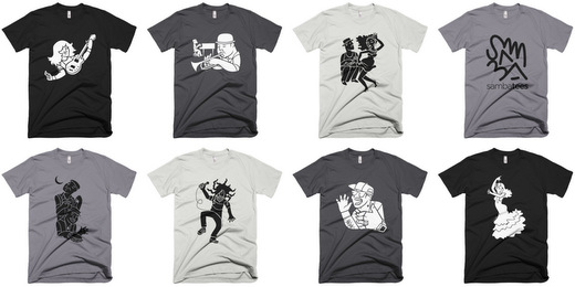 Sambatees – Music T-Shirts with an Art Beat